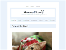 Tablet Screenshot of mommyandlove.com